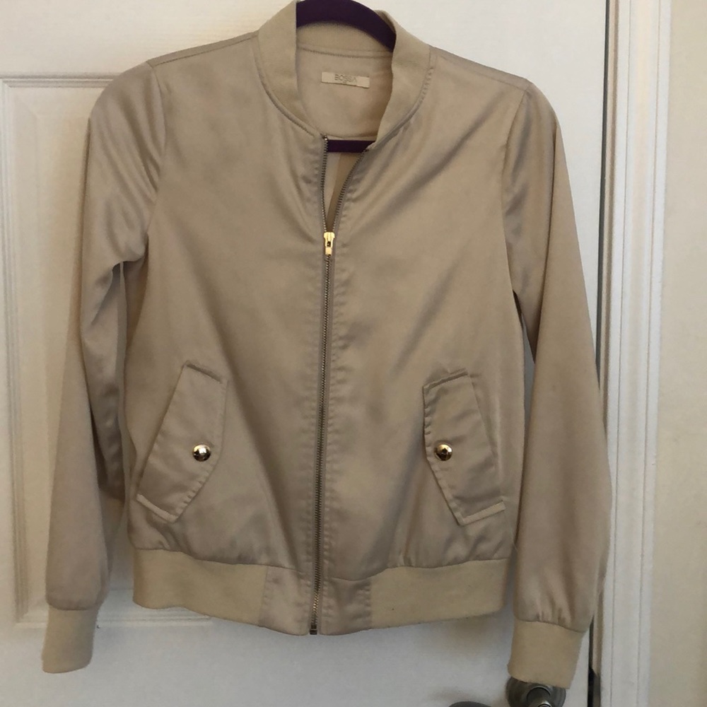 Bossa shimmer cream bomber